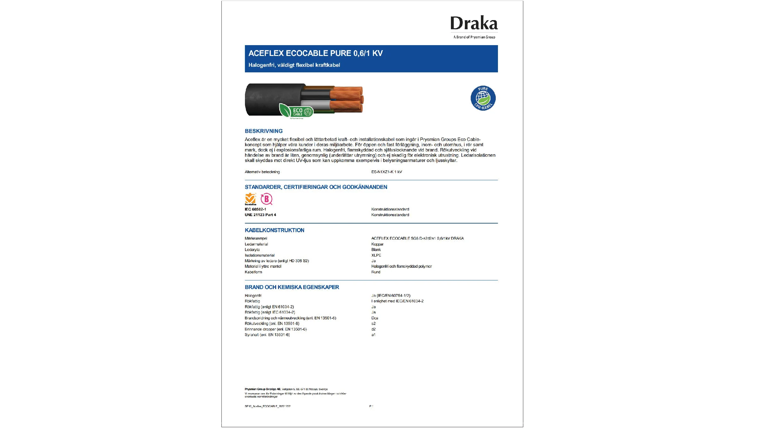 eco cable dokumentation